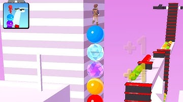 Stack Rider - All Levels Gameplay Part 9 (Android, iOS)