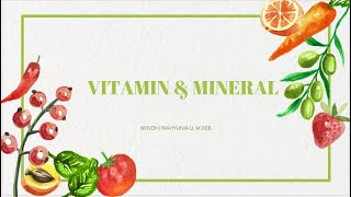 MATERI VITAMIN DAN MINERAL