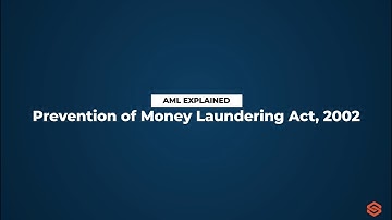 Prevention of Money Laundering Act, 2002 l AML Explained #25