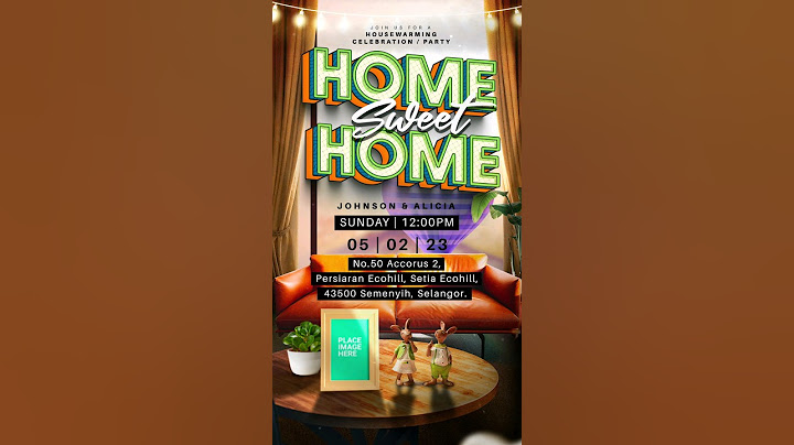 House Warming Party Invitation (CHW001) | Chamink Studio #videoinvitation #shorts