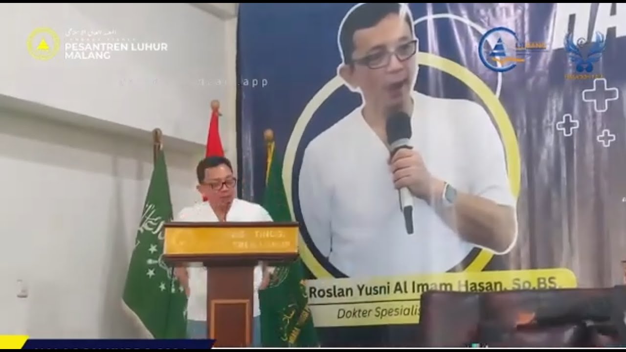 PIDATO DOKDES Ryu Hasan Dalam Acara Halaqoh Qubro Pesantren Luhur Malang