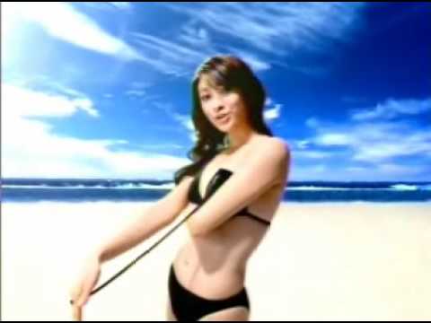山田優 ALLIE CM - 山田優 カネボウ アリィー CM 最先端で焼