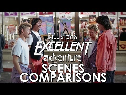 Bill & Ted's Excellent Adventure (1989) - scenes comparisons