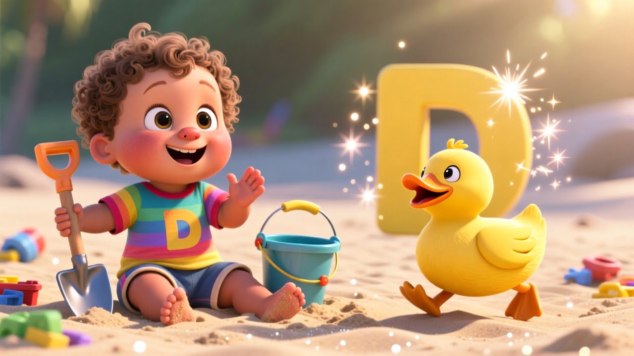 Sandbox ABC Playtime Joy 🏖️🔤 Fun Alphabet Song for Kids | Learn ABCs with Toddlers