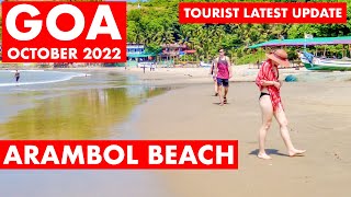 Arambol Beach - October 2022 | Goa Vlog | Shacks, Watersports | Goa | Goa 2022 | Russian Beach |