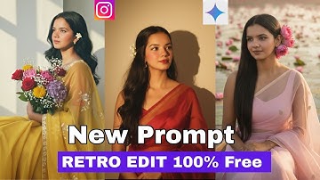 New Trending Ai Retro Style Vintage Photo Editing Prompts |Google Gemini Ai Viral Photo Editing #ai 