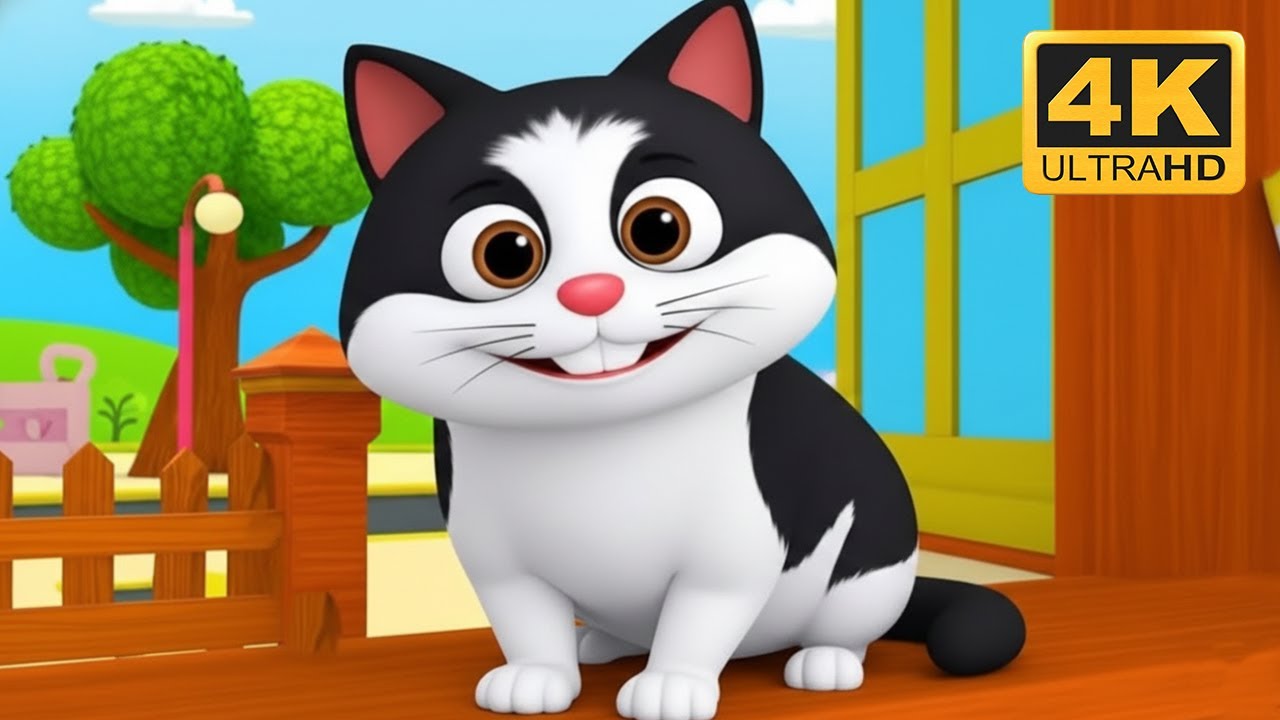 Meow Meow Billi Kerti Meow | म्याऊँ म्याऊँ बिल्ली करती म्याऊँ | Hindi Rhyme | Nursery Rhyme For Kids