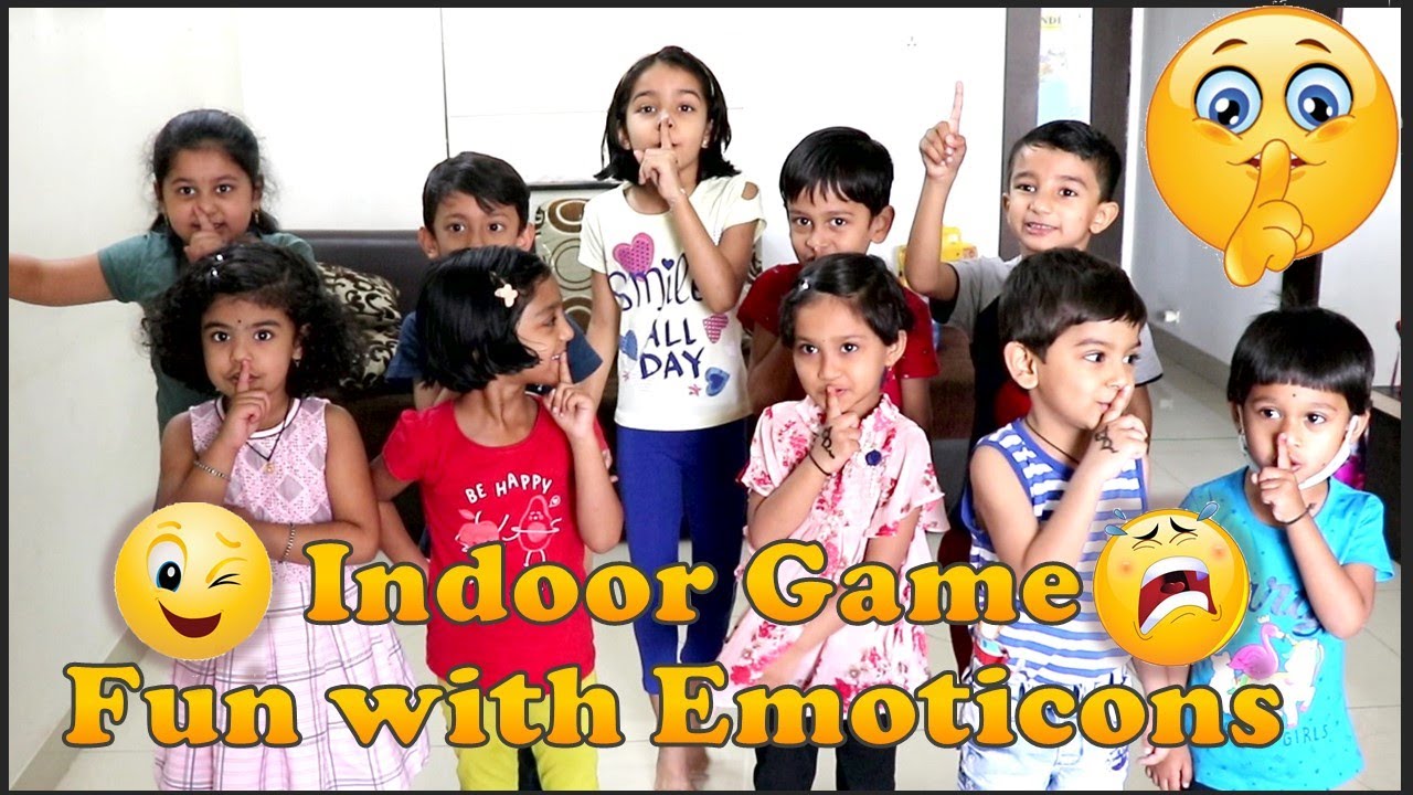Indoor game for kids Fun with emoticons Activity for kids Kids