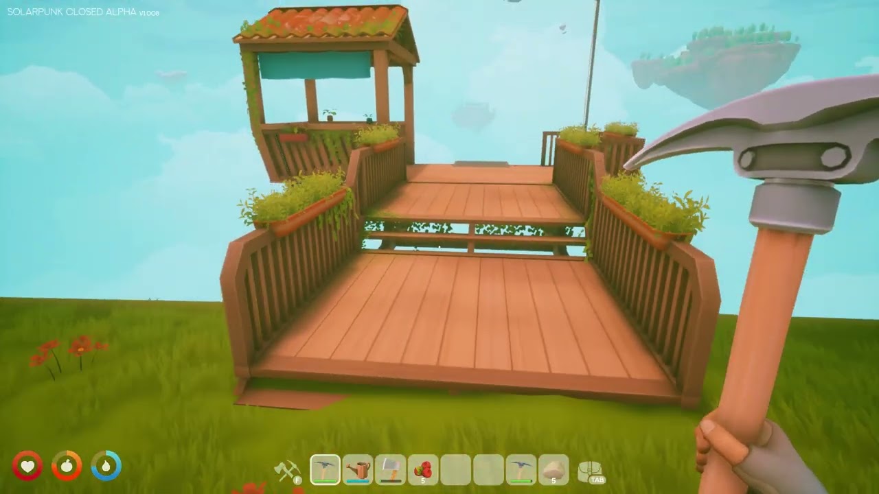 Solarpunk Closed Alpha | Airship broken Physics