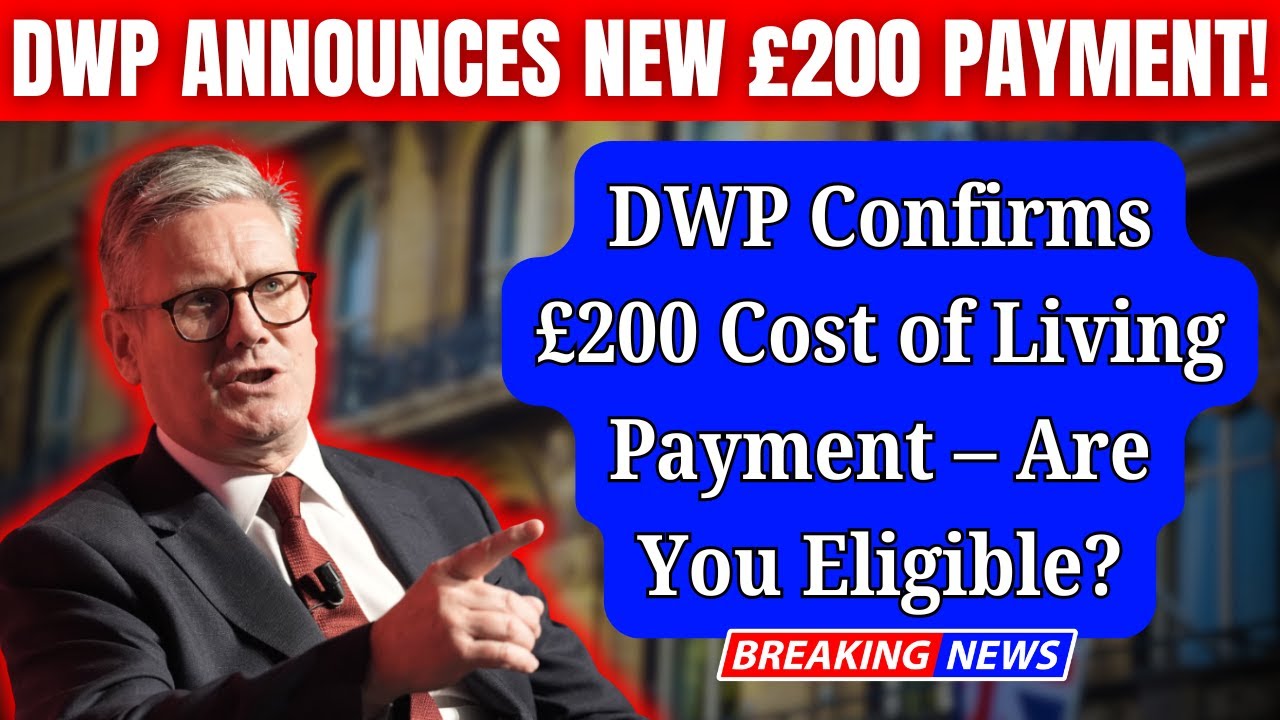 Министерство труда и пенсий подтверждает выплату пособия в размере 200 фунтов стерлингов в связи ...