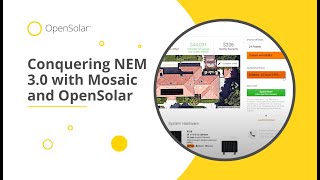 Conquering NEM 3.0 with Mosaic