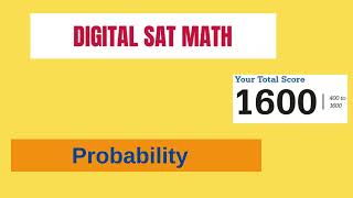 Probability for the Digital SAT Math | Math Jamboree 14004001