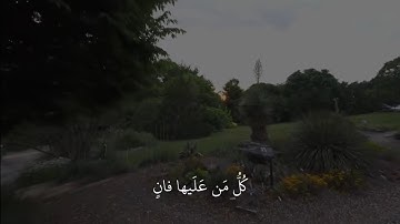 (كُلُّ مَن عَلَيْهَا فَانٍ وَيَبْقَى وَجْهُ رَبِّكَ ذُو الجَلالِ وَالإِكرام) سورة الرحمن