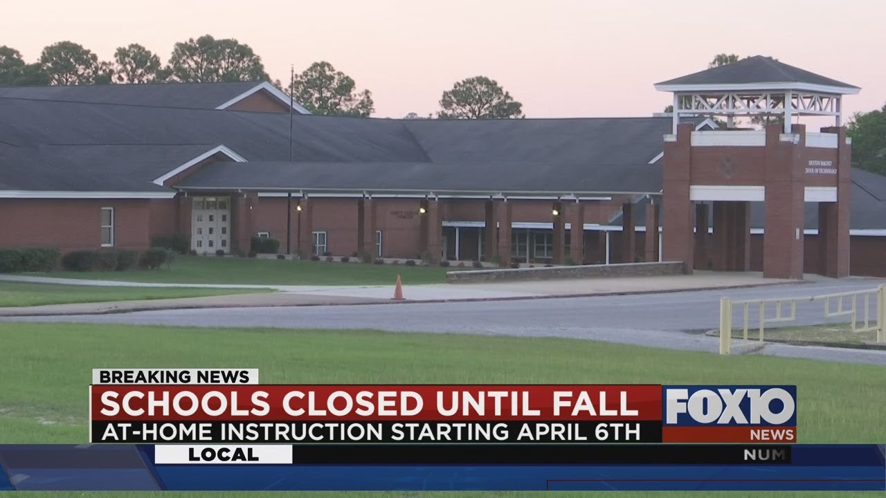 Alabama governor orders schools closed until fall YouTube