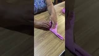 Hacer Bella Flor Con Toalla De Tela