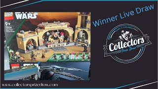 Drawing a WINNER for a 2022 LEGO Star Wars Bundle @ Collectors Prize Draw