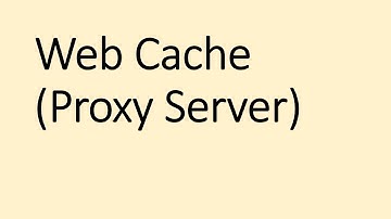 Web Cache Proxy Server - What is a Web Cache? - HTTP User Server Interaction - Web Caching in Hindi