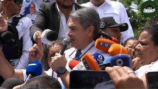 Former Honduras pres Hernandez retains liberty ahead of proceedings in alleged corruption case