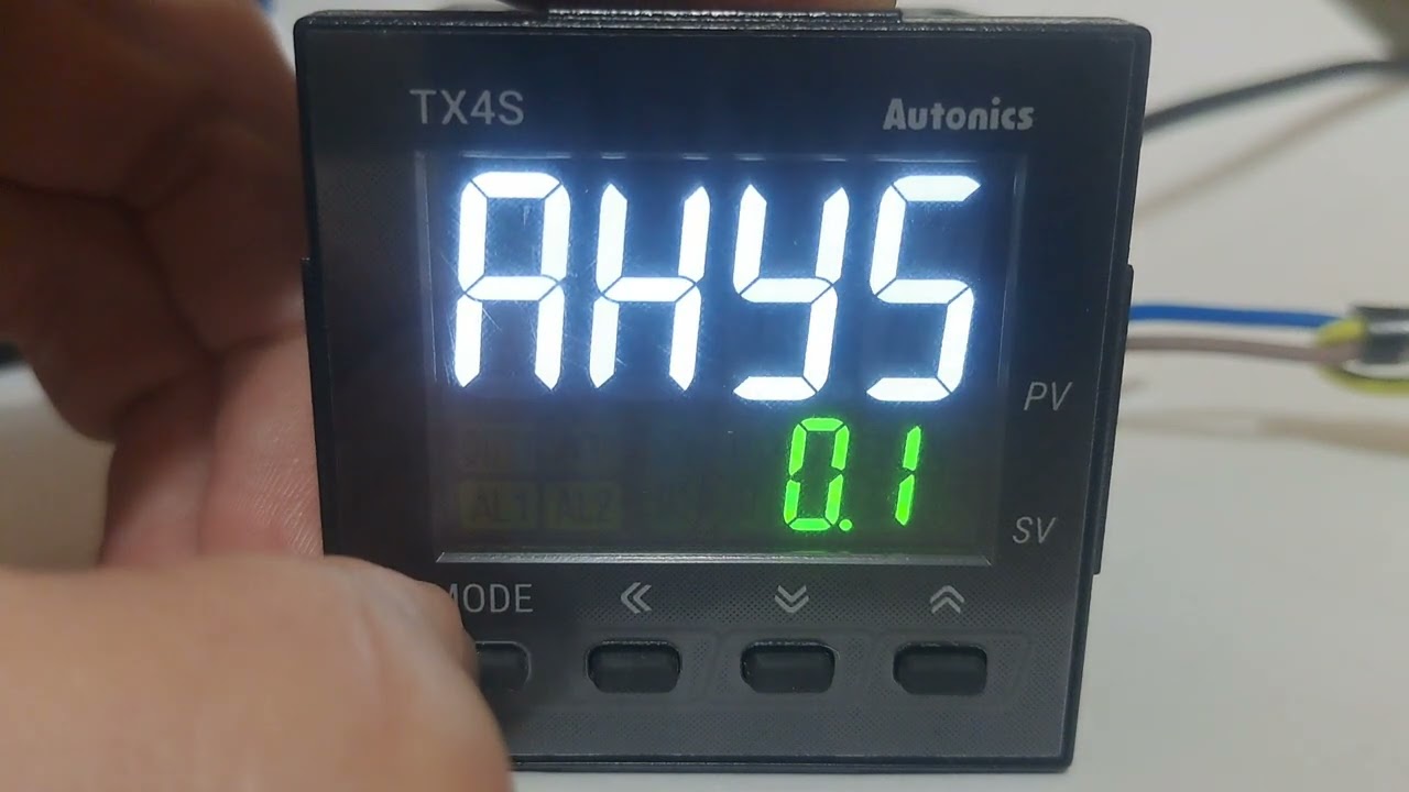 Настройка TX4S в режиме нагрева с Pt100