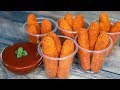 Chicken Cheese Fingers Recipe | Snacks Recipe | Chicken Fingers | Toasted