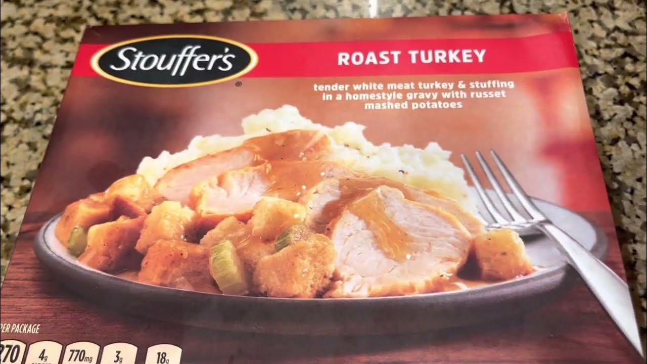 Stouffer's Roast Turkey Frozen Wal Mart Meal Taste Test and Review