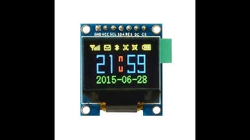 Tech Note 010 - Using a colour OLED (SSD1331) and MCP9808