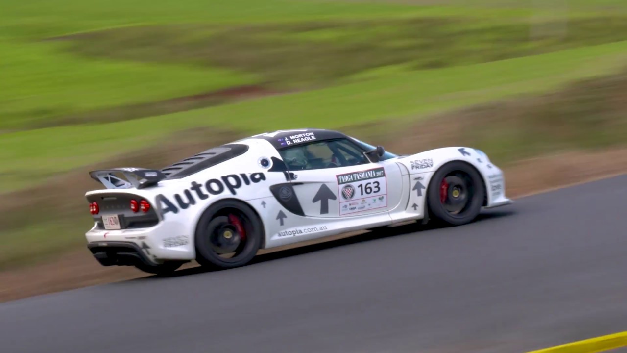 Lotus Exige Sport 350 pure sounds from Targa Tasmania