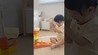 Ball Drop Toys for Toddler 1-3 Montessori Stacking Tower Toy