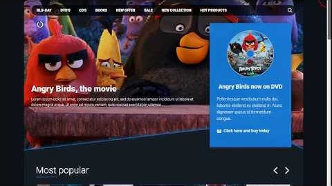 Dynamic Shopping Cart Joomla Template