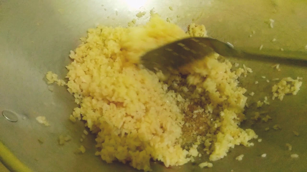 SIMPLE MARGARINE FRIED RICE IN 10 SECONDS YouTube