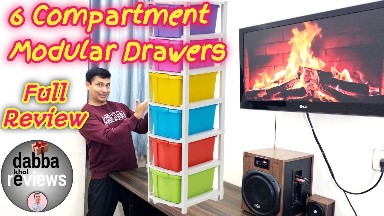 6-Piece Modular Drawer Storage Box Review | Best Home Organization Solution for Indian Homes 