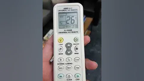How to reset your universal aircond remote