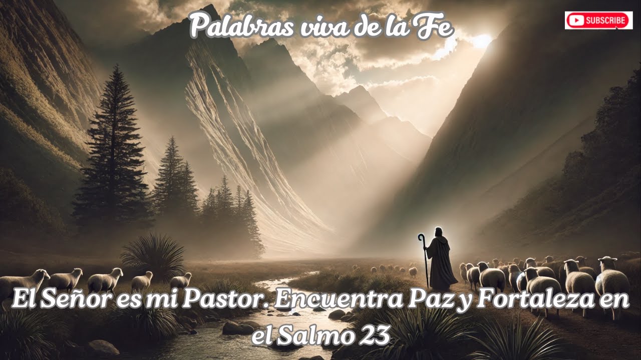 El Señor es mi Pastor. Encuentra Paz y Fortaleza en el Salmo 23 - YouTube