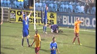 Bizarre goal for the Silkmen against Hyde