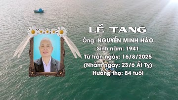 Lễ Tang ông Nguyễn Minh Hào