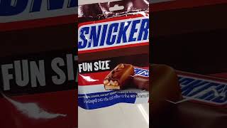 Snickers #funsize #chocolate #satisfyingfood #yummy #ytshorts #shorts