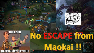 No escape from Maokai | LoL gameplay/compilation/montage #11