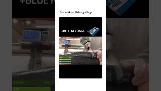 bro catch a salmon IRL + blue card #rust #rustmobile #blooprint #gaming