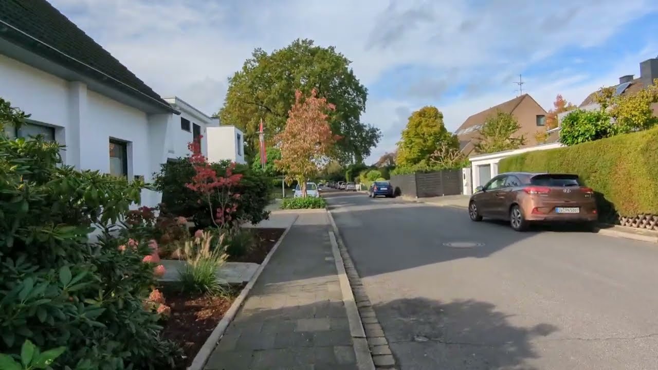 Walking around the small German town of Kaarst.