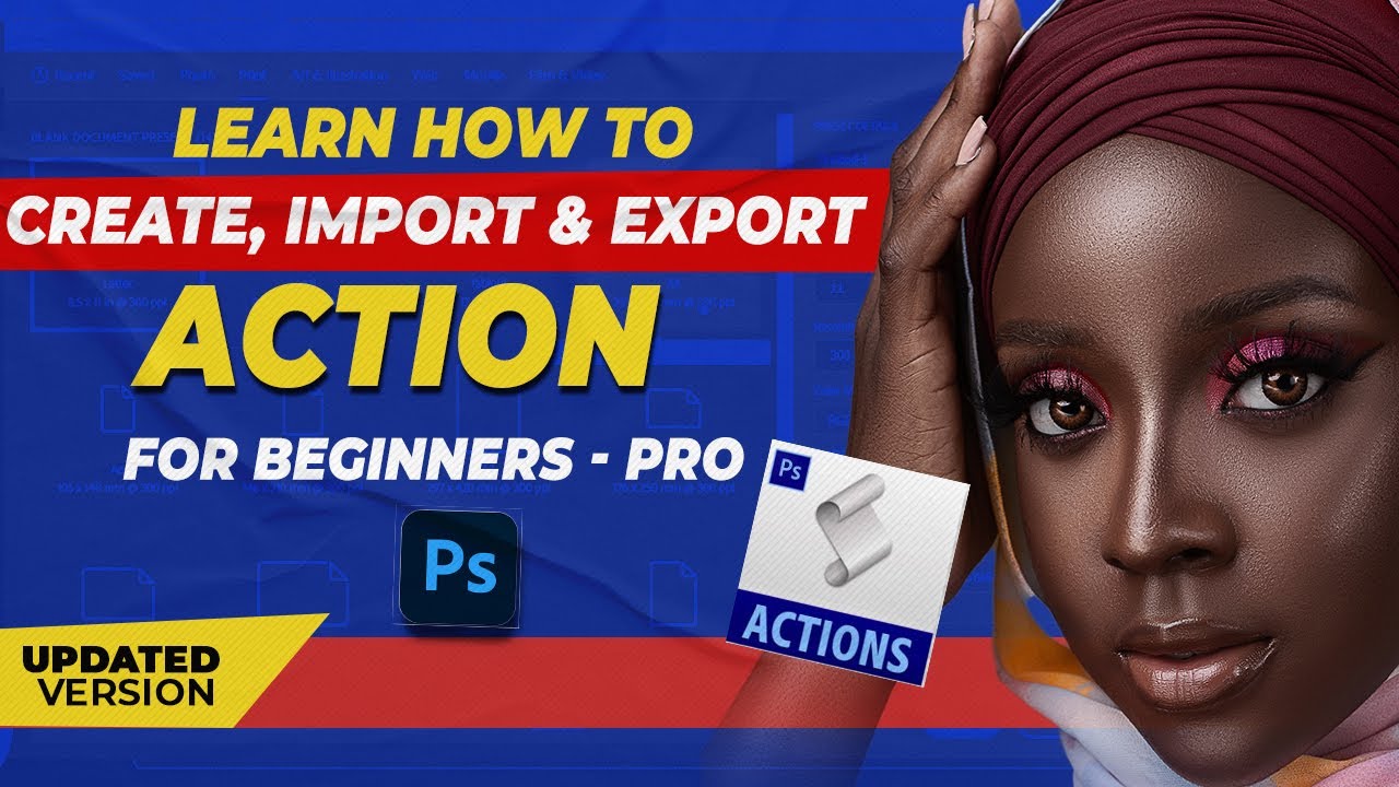 Learn How to Create an Action in Photoshop for Beginners Import & Export Made Easy!