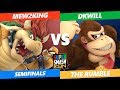 Ssc2019 ssbu  fox mvg mew2king bowser vs  dkwill donkey kong the rumble semifinals