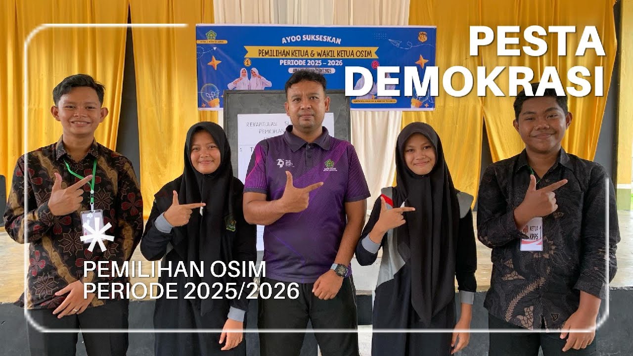 BREAKING NEWS - PESTA DEMOKRASI PEMILIHAN OSIM MTSN 2 ACEH SELATAN