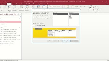Consultas con asistente Access