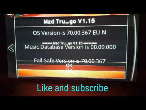 Mazda Android Auto V1.15 original scaling on FW70.00.367 in your Mazda