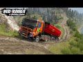 Spintires MudRunner Volvo FMX Truck Driving Uphill