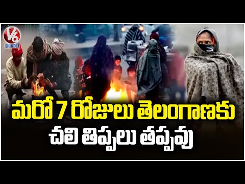 IMD Issues 7 Days Cold Alert Across Telangana | Weather Report | V6 News - V6NEWSTELUGU