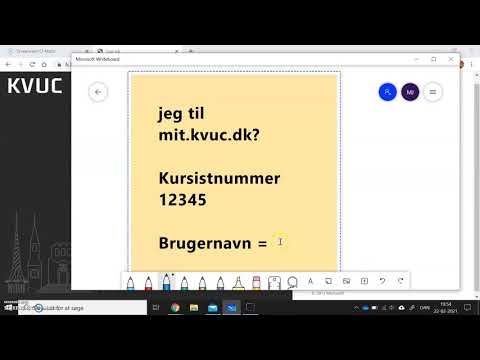 Logge på mit.kvuc.dk