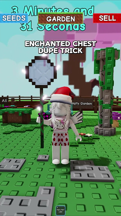 Enchanted chest dupe trick #roblox #lpxroblox17 #growagarden