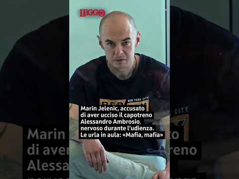 Video Capotreno ucciso, Jelenic nervoso in aula: «Mafia, mafia». La fidanzata della vittima in lacrime
