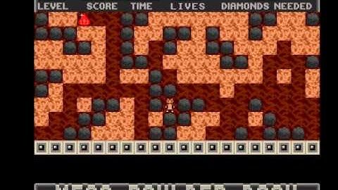 Amiga Longplay: Mega Boulder Dash - The Garden